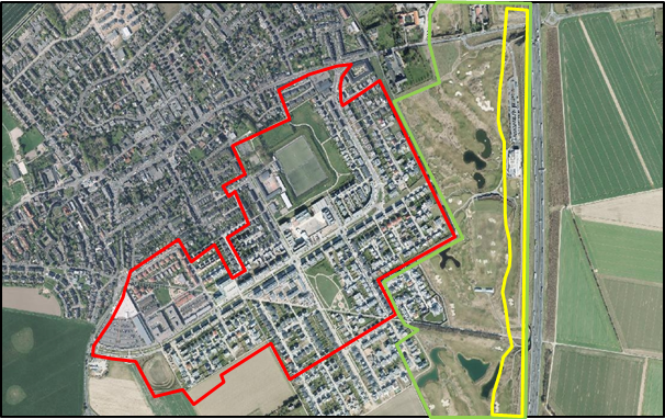 Luftbildaufnahme Projekt Widdersdorf, Stand 2014