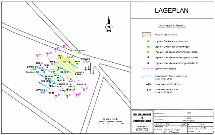 Untersuchung und Sanierung einer PFT-Verunreinigung, Abbildung 1