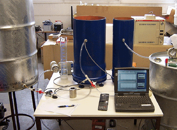 Untersuchung und Sanierung einer PFT-Verunreinigung, Abbildung 3: Modellaufbau